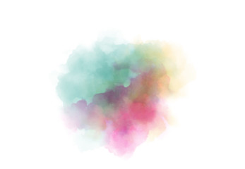 Abstract watercolor digital art painting soft focus for texture background