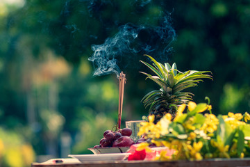 Worship respect for the goddess, sacred things