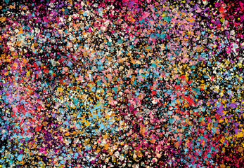 Abstract watercolor brush spatter bot digital art painting soft focus for texture background