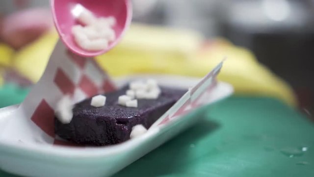 Special grape ice popsicle Preparation