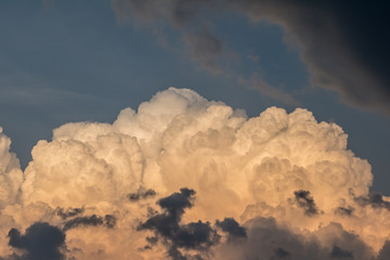 Blue sky with beautiful clouds