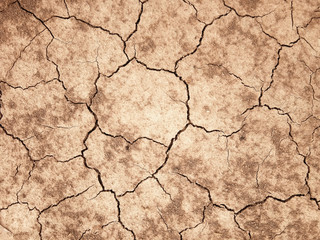 The ground has cracks in the top view for the background