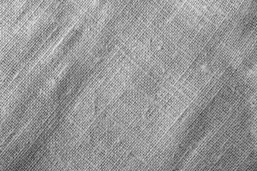 Fototapeta na wymiar Sack cloth textue in black and white.