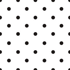Vector seamless polka dot pattern for print