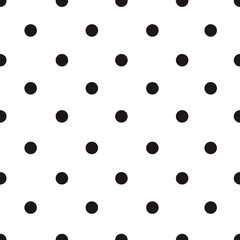 Vector seamless polka dot pattern for print