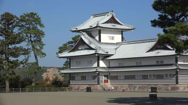 Kanazawa castle. Ishikawa, Japan 