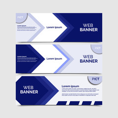 abstract vector banner.modern template design for web
