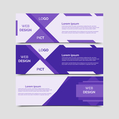 abstract vector banner.modern template design for web