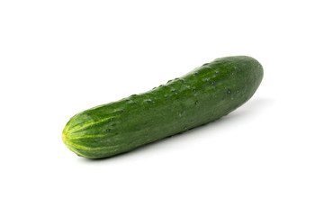 Cucumbers isolated on white background.