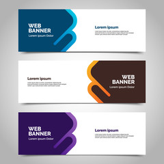 abstract vector banner.modern template design for web