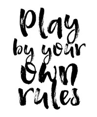 Vector Typography Poster