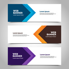 abstract vector banner.modern template design for web