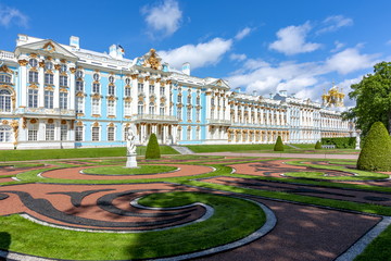 Obraz premium Catherine palace in Tsarskoe Selo, Pushkin, St. Petersburg, Russia