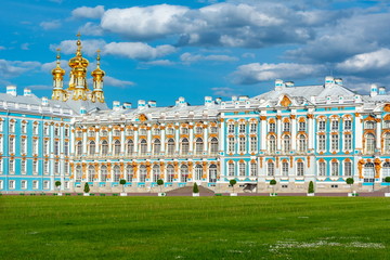 Catherine palace in Tsarskoe Selo, Pushkin, St. Petersburg, Russia