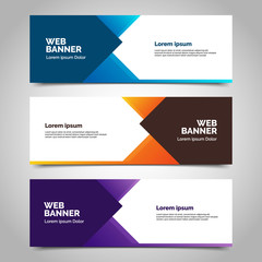 abstract vector banner.modern template design for web