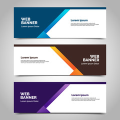 abstract vector banner.modern template design for web
