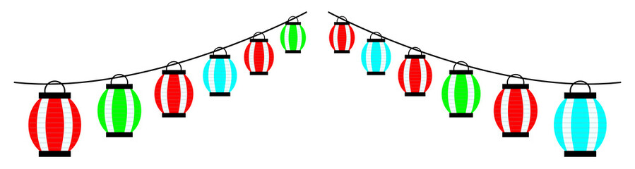  	提灯　イラスト　01