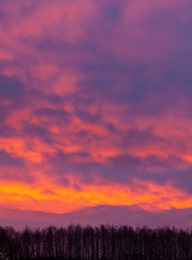 Fototapeta na wymiar Clouds sunrise