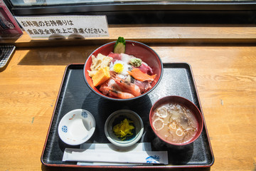 山形　酒田の海鮮丼