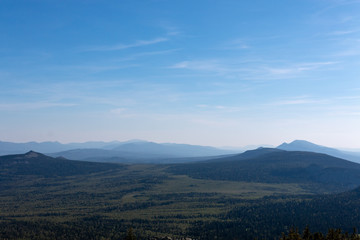 pristine, untouched forest in the highlands