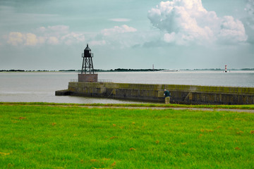 Angler an der Alten Mole