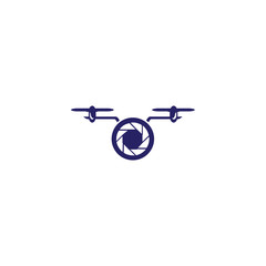 drone lens logo template