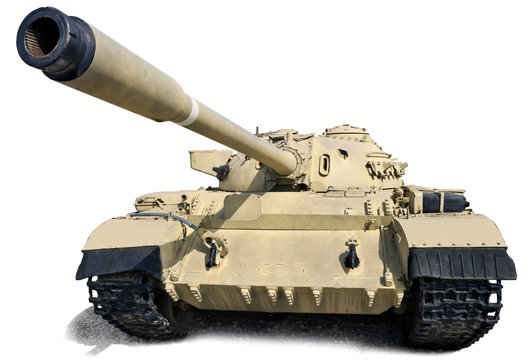 Russian tank T-55.