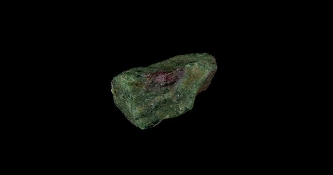 Eclogite Metamorphic Rock Turning on Black