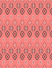 Ethnic ornament. Geometric seamless pattern