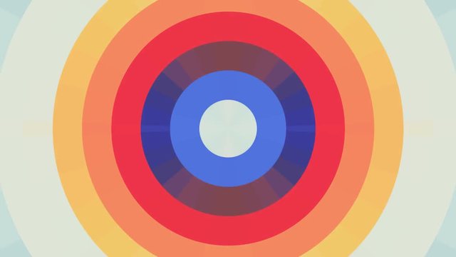 abstract rainbow color moving circle pixel block background seamless loop animation New quality universal motion dynamic animated technological colorful joyful dance music video 4k stock footage