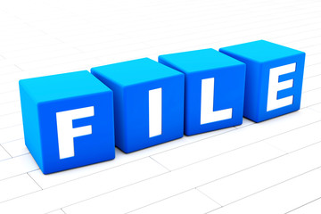 File word illustration