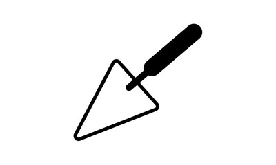 Trowel icon for gardening and construction