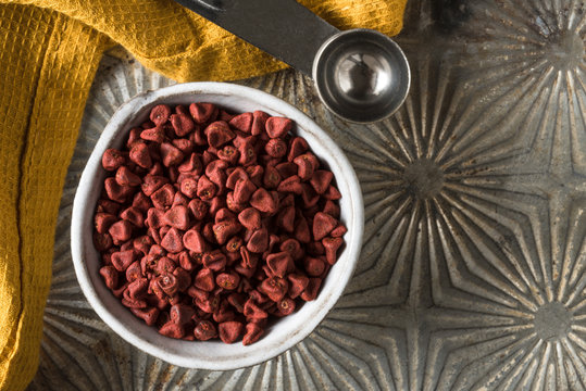Achiote Seeds in a Bowl