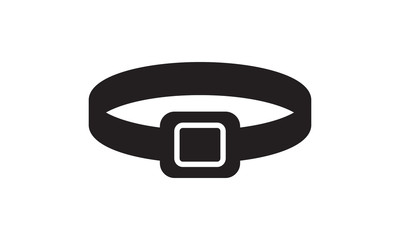 Wedding rings icon for marriage and celebrations