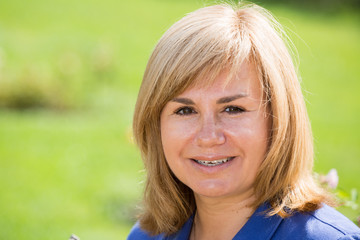 mature woman portrait