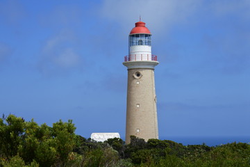 Fototapeta na wymiar Der alte Leuchtturm am Cape Du Couedic auf Kangaroo Island in Australien