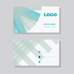 Fototapeta premium Business card vector background
