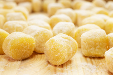 Raw gnocchi