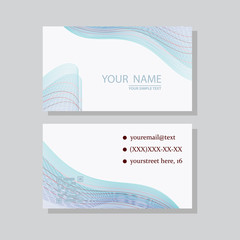 Simple Business Card with Logo or Icon for Your Business