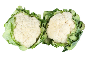 Cauliflower fresh vegetable vegan isolated