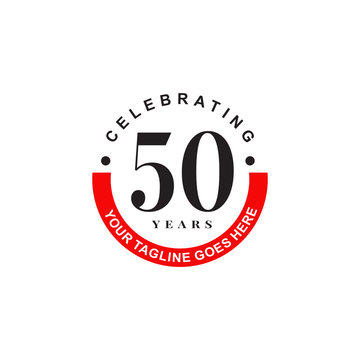 Celebrating 50th Years Anniversary Logo Design
