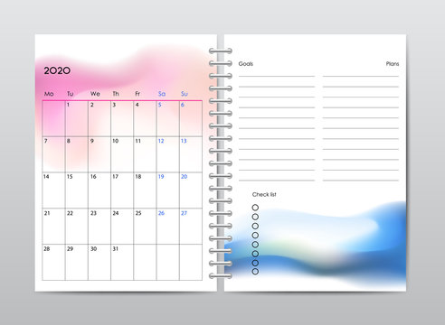 Project life and business planner with open date