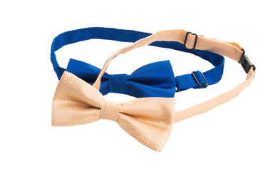 men's tie bows isolated