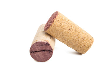 wine corks isolated
