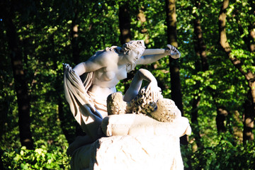 Sculpture group in Summer Garden