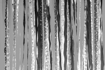 White and gray tone fabric strips background. Monotone texture wallpaper