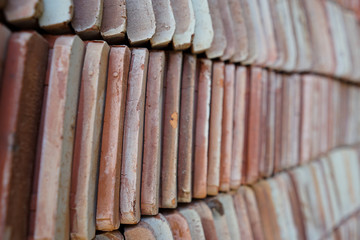 The red brick for background 