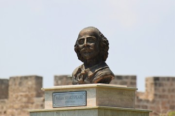 William Shakespeare monument  in Famagusta Cyprus