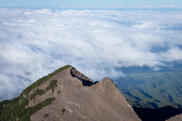 An extreme track to Raung mount summit called 'Puncak Sejati'. Raung is the most challenging of all...