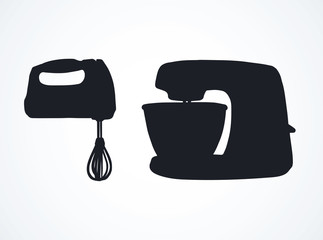 Elictric Mixer. Vector drawing